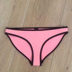 TRIANGL Pink and Black Swimwear Bottom